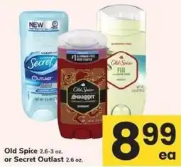 Safeway Old Spice or Secret Outlast offer