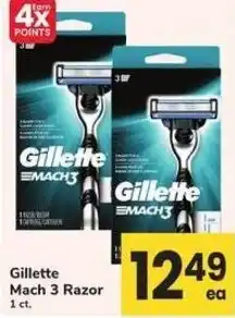 Safeway Gillette mach 3 razor offer
