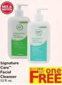 Safeway Signature care facial cleanser offer