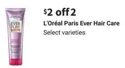 Walgreens L'oréal paris ever hair care offer
