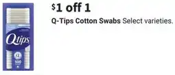 Walgreens Q-Tips Cotton Swabs offer