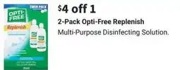 Walgreens 2-pack opti-free replenish offer