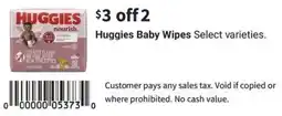 Walgreens Huggies baby wipes offer