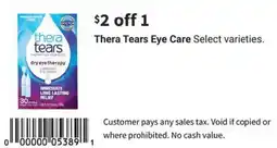 Walgreens Thera tears eye care offer