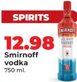 Hy-Vee Smirnoff vodka offer