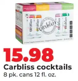 Hy-Vee Carbliss cocktails offer
