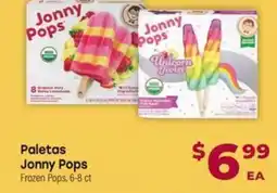 Los Altos Ranch Market Paletas jonny pops frozen pop offer