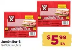 Los Altos Ranch Market Jamón bar-s deli style ham offer