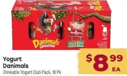 Los Altos Ranch Market Yogurt Danimals offer
