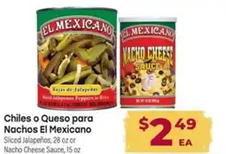 Los Altos Ranch Market Chiles o queso para nachos el mexicano offer