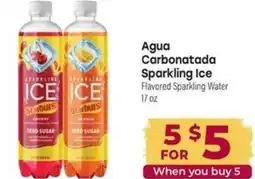 Los Altos Ranch Market Agua carbonatada sparkling ice offer