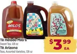 Los Altos Ranch Market Té helado milo's té arizona offer