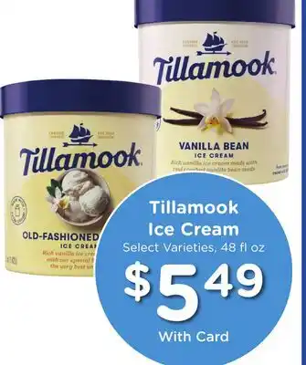 Ralphs Tillamook Ice Cream offer