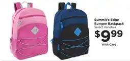 Ralphs Summit's Edge Bungee Backpack offer