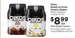 Ralphs Oikos Ready to Drink Protein Shakes offer