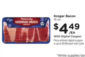 Ralphs Kroger Bacon offer