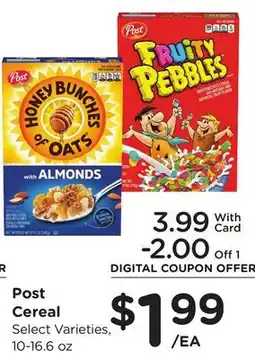 Ralphs Post Cereal offer