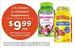 Ralphs L'il Critters or Vitafusion Supplements offer