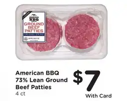 Ralphs American BBQ 73% Lean Ground Beef Patties offer