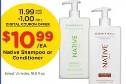 Ralphs Native Shampoo or Conditioner offer