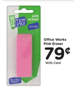 Ralphs Office Works Pink Eraser offer