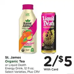 Ralphs St. James Organic Tea offer