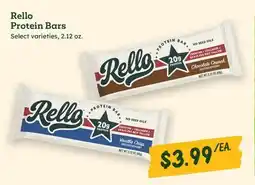 Sprouts Farmers Market Rello Protein Bars offer