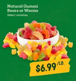Sprouts Farmers Market Natural Gummi Bears or Worms offer