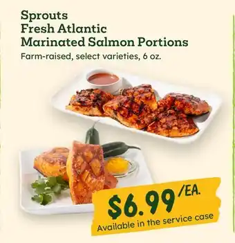Sprouts Farmers Market Sprouts Fresh Atlantic Marinated Salmon Portions offer