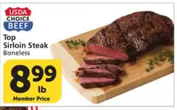 Vons Top Sirloin Steak offer