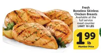 Vons Fresh Boneless Skinless Chicken Breasts offer