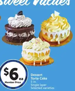 Vons Dessert Torte Cake offer