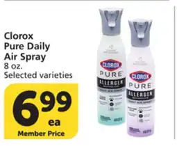 Vons Clorox Pure Daily Air Spray offer