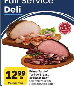 Vons Primo Taglio Turkey Breast or Roast Beef offer