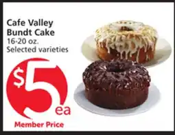 Vons Cafe Valley Bundt Cake offer