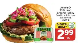 Vons Jennie-O 93% Lean Ground Turkey offer