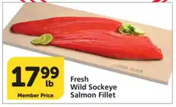 Vons Fresh Wild Sockeye Salmon Fillet offer