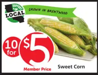 Vons Sweet Corn offer