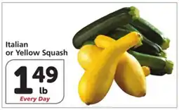 Vons Italian or Yellow Squash offer