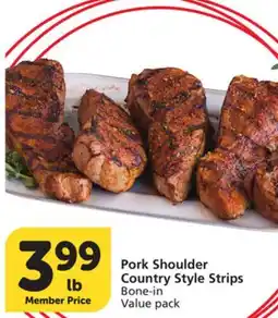 Vons Pork Shoulder Country Style Strips offer