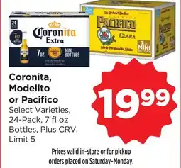 Food 4 Less Coronita, Modelito or Pacifico offer