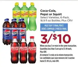 Food 4 Less Coca-Cola, Pepsi or Squirt offer