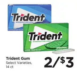 Food 4 Less Trident Gum offer