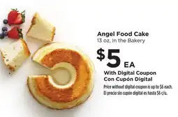 Food 4 Less Angel Food Cake offer