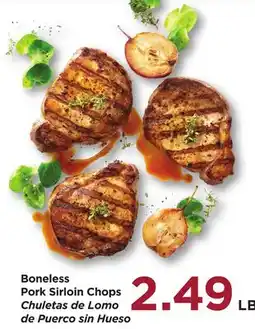 Food 4 Less Boneless Pork Sirloin Chops offer
