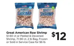 Food 4 Less Great American Raw Shrimp offer