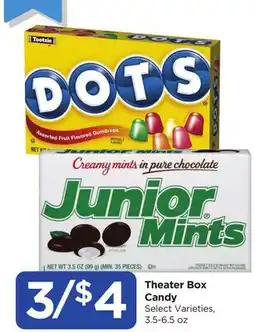 Food 4 Less Theater Box Candy offer