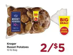 Food 4 Less Kroger Russet Potatoes offer