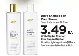 Food 4 Less Dove Shampoo or Conditioner offer