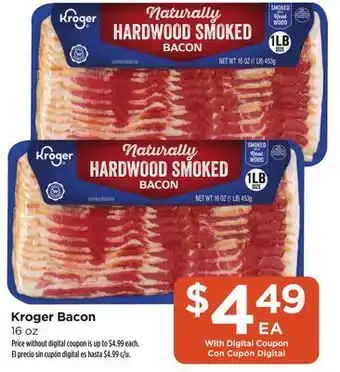 Food 4 Less Kroger Bacon offer